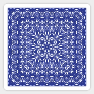 Arabic ornate square pattern Sticker